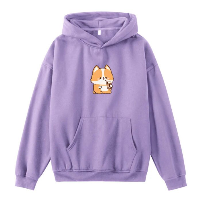 Autumn And Winter European And American Cartoon Printed Long-sleeved Hoodie - Image 2