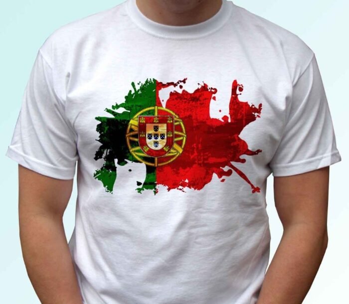 Men's Portuguese flag T-shirt - Image 2