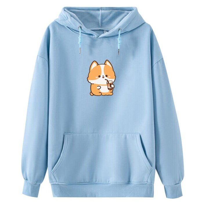 Autumn And Winter European And American Cartoon Printed Long-sleeved Hoodie - Image 4