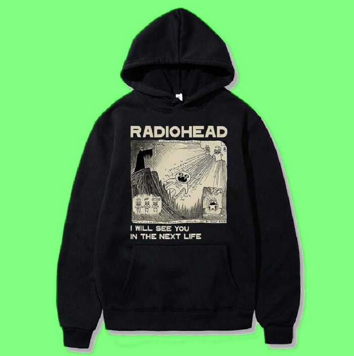 Vintage Radiohead Hoodie Men Fashion Oversized Hoodies - Image 8