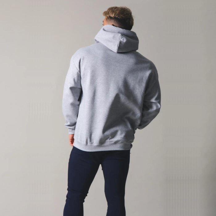 Fashion Simple Men's Hedging Hooded Sweater - Image 2