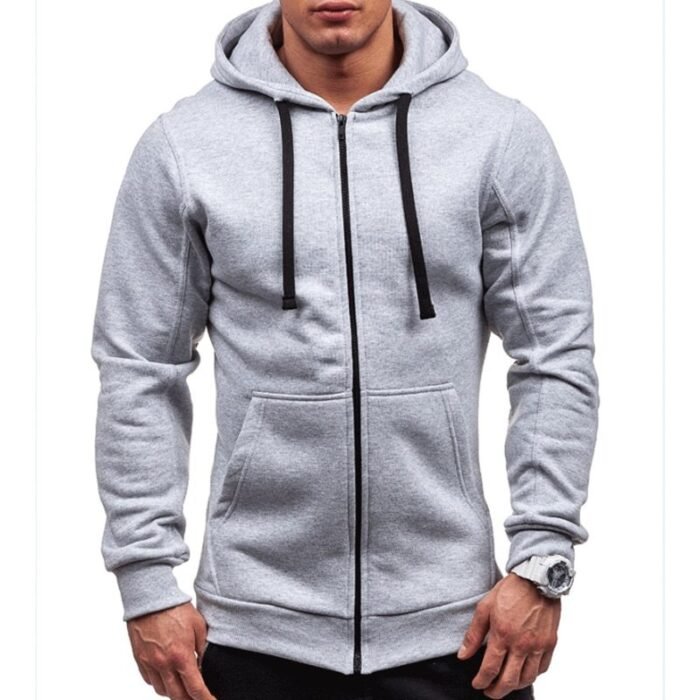 Men Black Hip Hop Mantle Hoodies - Image 8