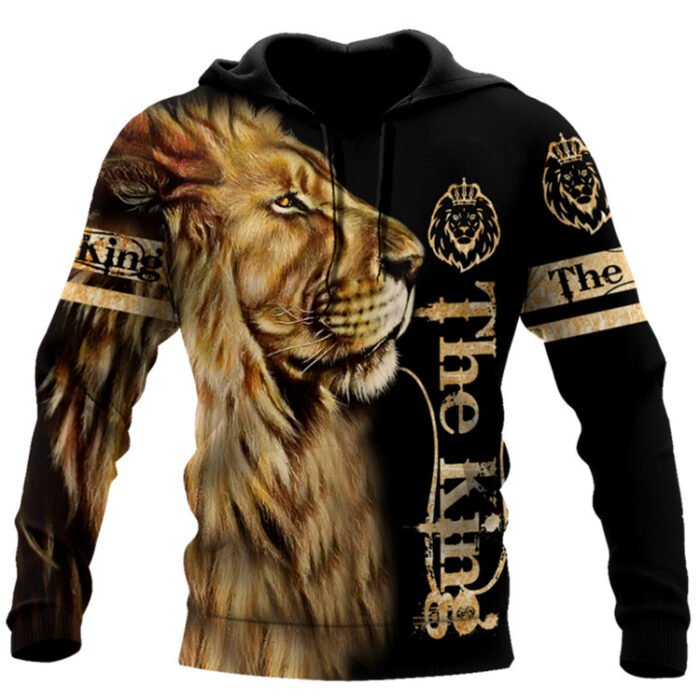 Hoodies For Men Cool Animal-print Street - Image 9