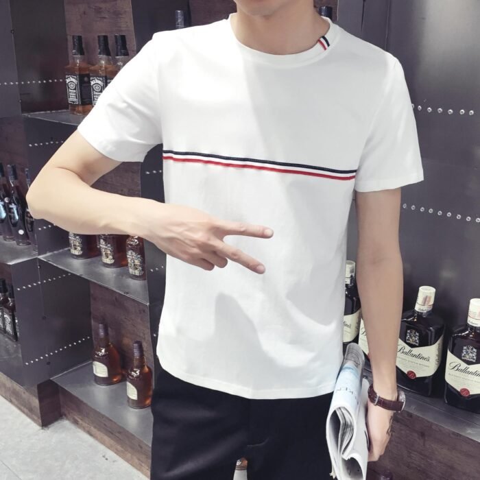 Men's T-shirt round neck T-shirt - Image 2