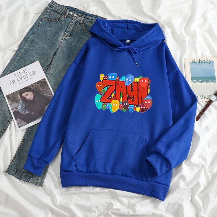 Color Art ZAYN Printed Letter Hoodie Hoodies For Men And Women - Image 8