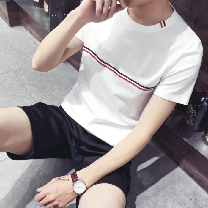 Men's T-shirt round neck T-shirt - Image 4