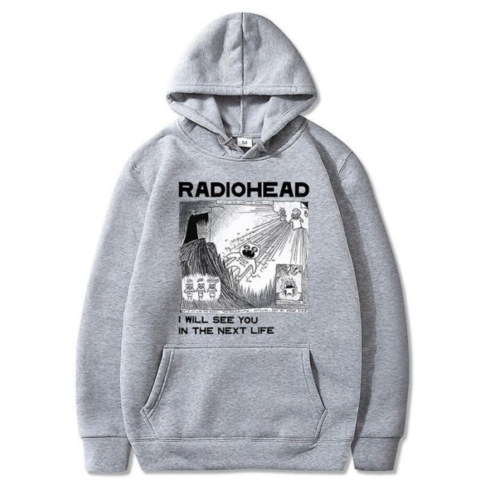 Vintage Radiohead Hoodie Men Fashion Oversized Hoodies - Image 6