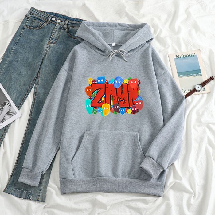 Color Art ZAYN Printed Letter Hoodie Hoodies For Men And Women - Image 4