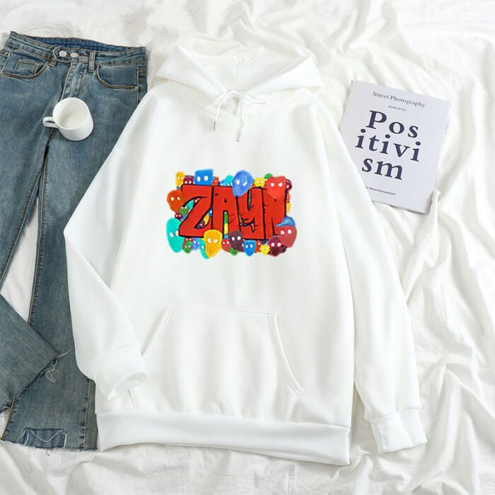 Color Art ZAYN Printed Letter Hoodie Hoodies For Men And Women - Image 5