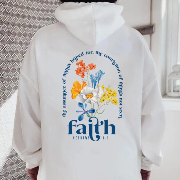 Aesthetic Christian Hoodies Bible Verse Hoodie Women - Image 8